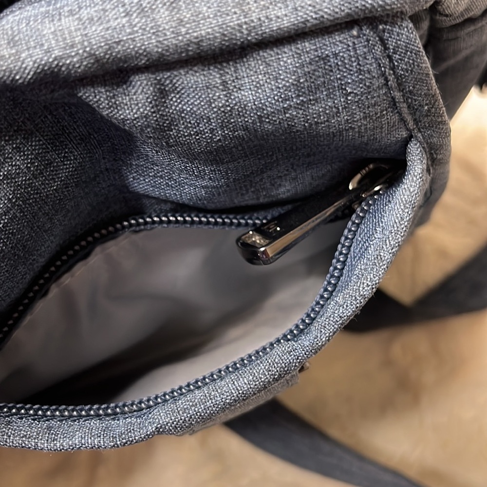Lug crossbody. Looks like denim. Adjustable strap - Picture 14 of 15